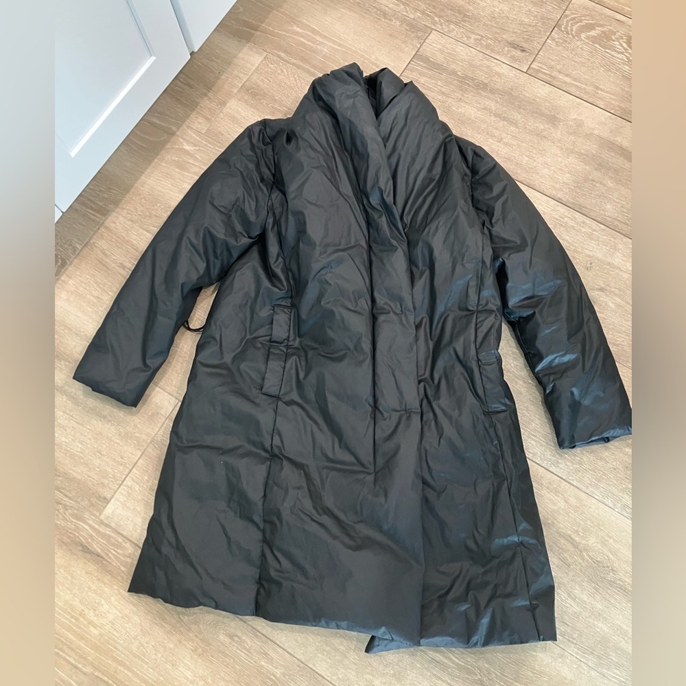 Poetry Black Puffer Jacket